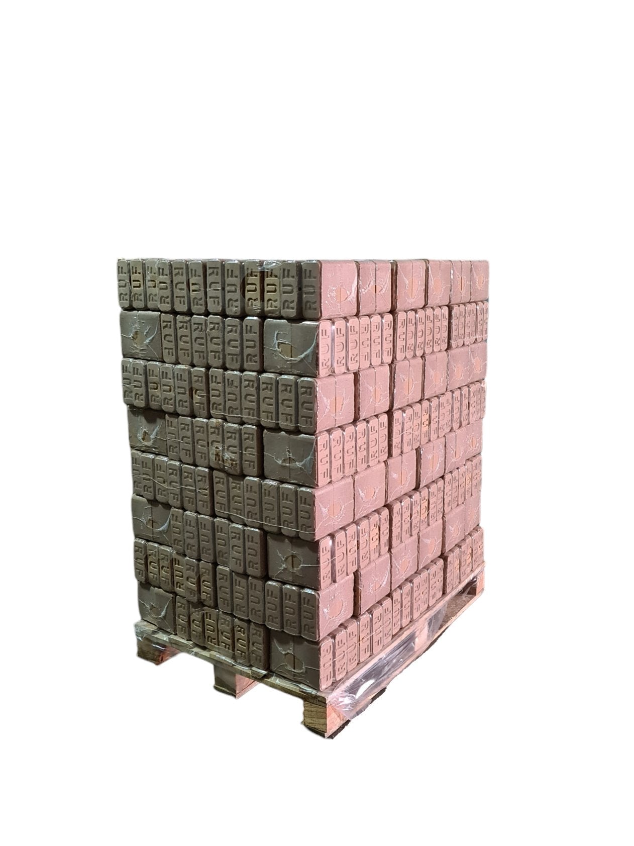 RUF Houtbriketten 100% Eikenhout - Rechthoekig - Pallet 960kg (96 pakken)