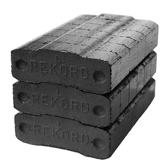 Rekord Bruinkoolbriketten - Lange Brandduur - Pallet 900kg (90 pakken)