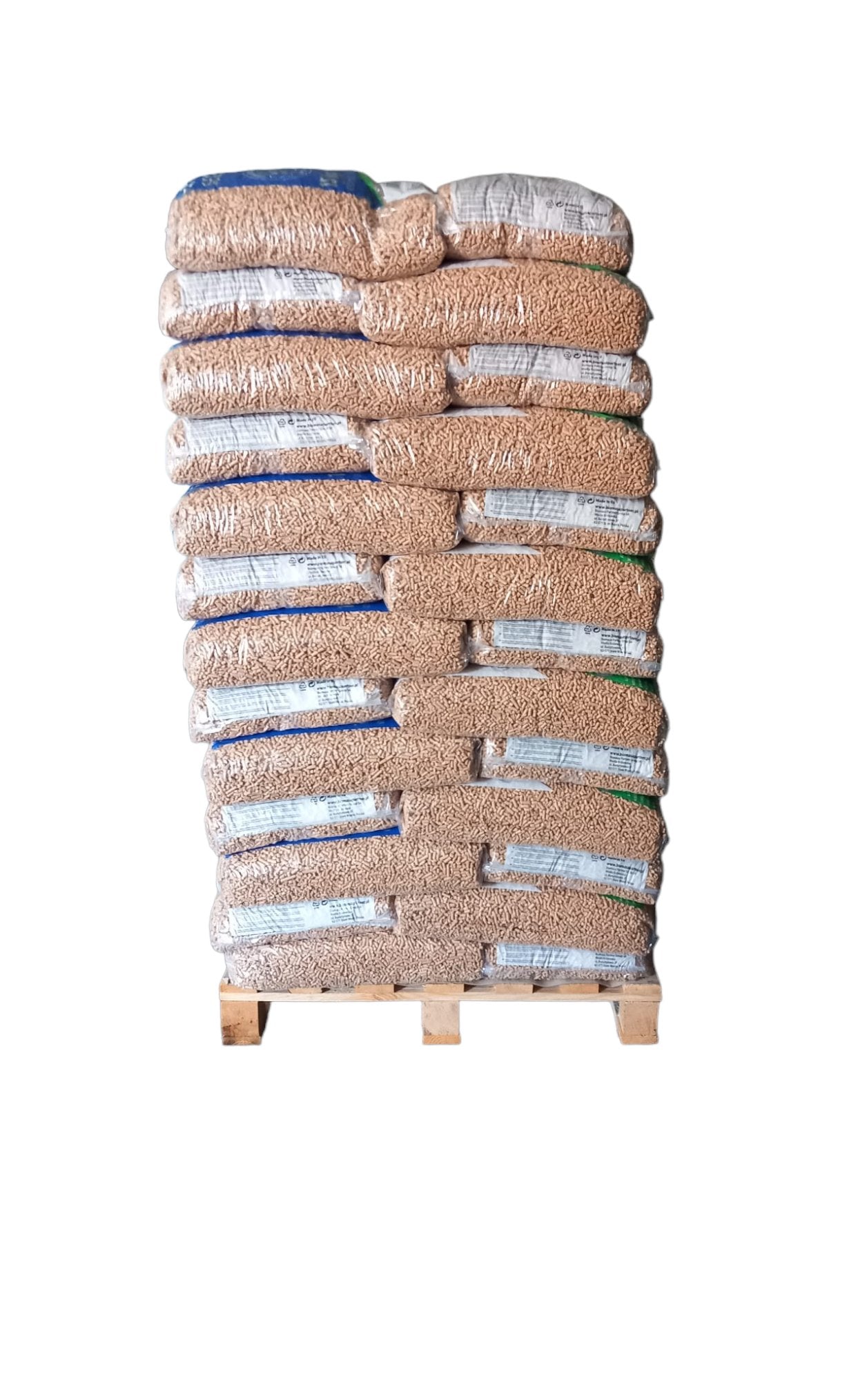 Biomasa Excellent Houtpellets EN+A1 15kg - Wit Naaldhout - Pallet 975kg (65 zakken)