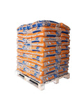Let's Pellet Houtpellets EN+A1 15kg - Naaldhout Donker - Pallet 975kg (65 zakken)