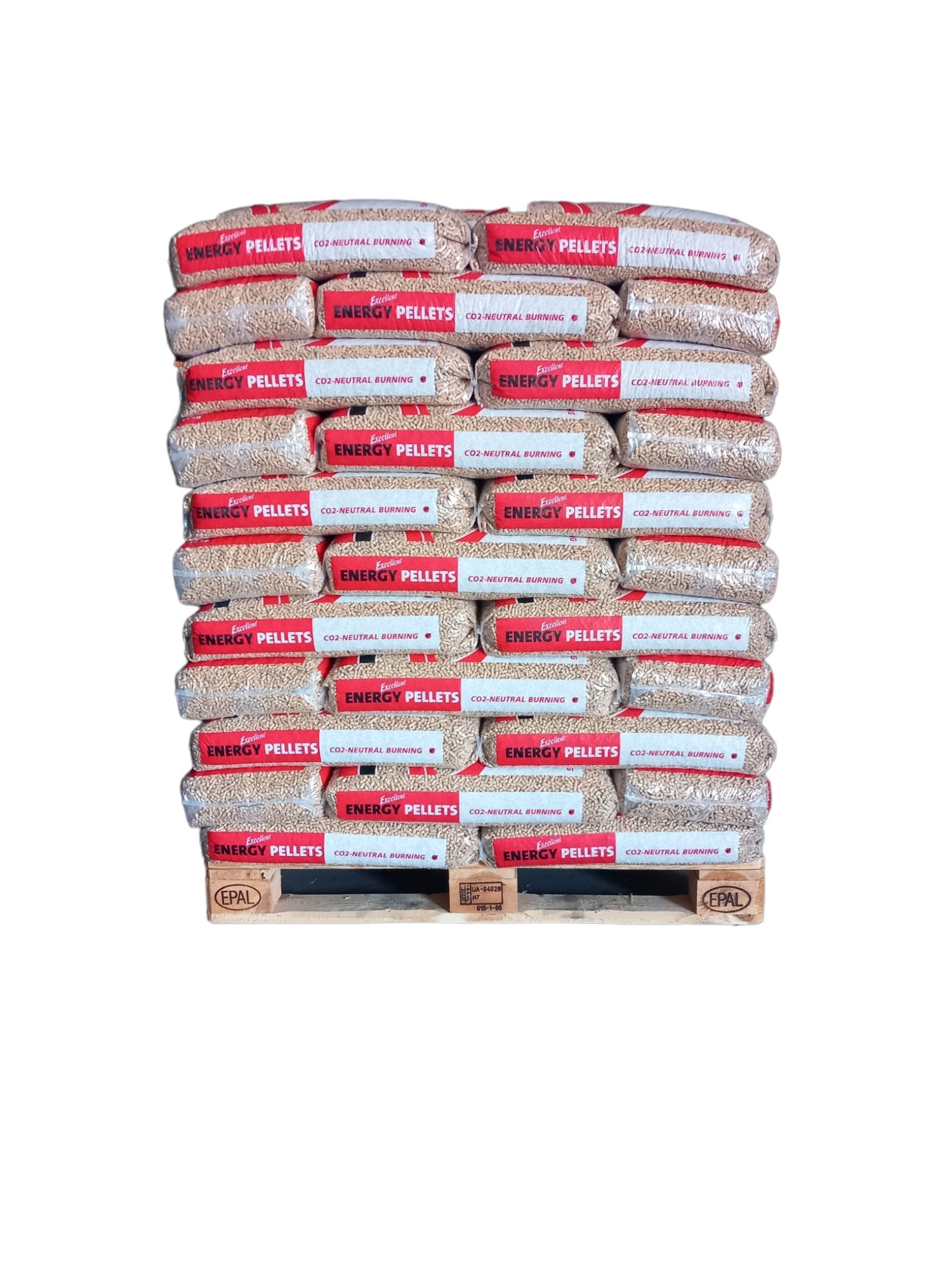 Energy Pellets Excellent Houtpellets 15kg - EN+A1 Wit Naaldhout - Pallet 990kg (66 zakken)