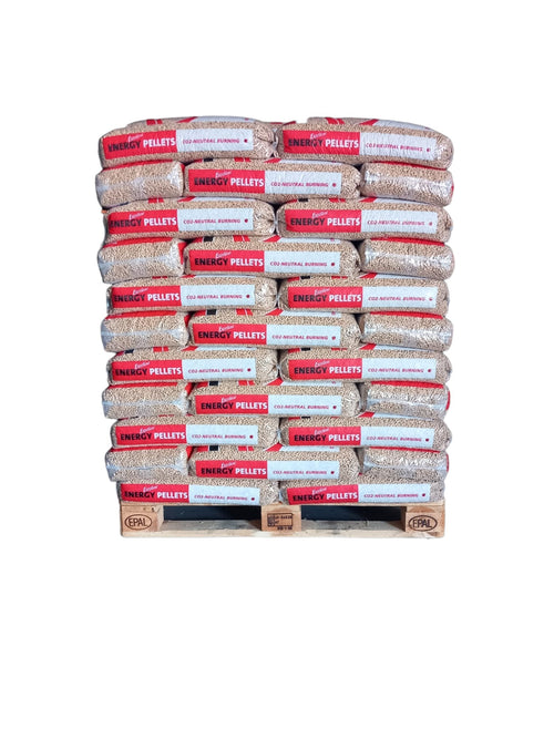 Energy Pellets Excellent Houtpellets 15kg - EN+A1 Wit Naaldhout - Pallet 990kg (66 zakken)