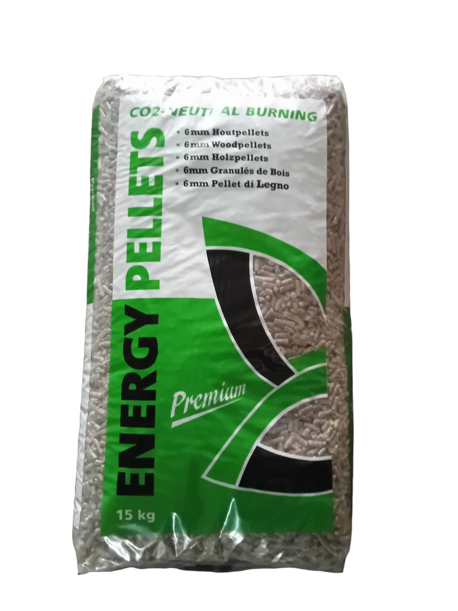 Energy Pellets Premium Houtpellets 15kg - DINplus Naald & Loofhout - Pallet 990kg (66 zakken)
