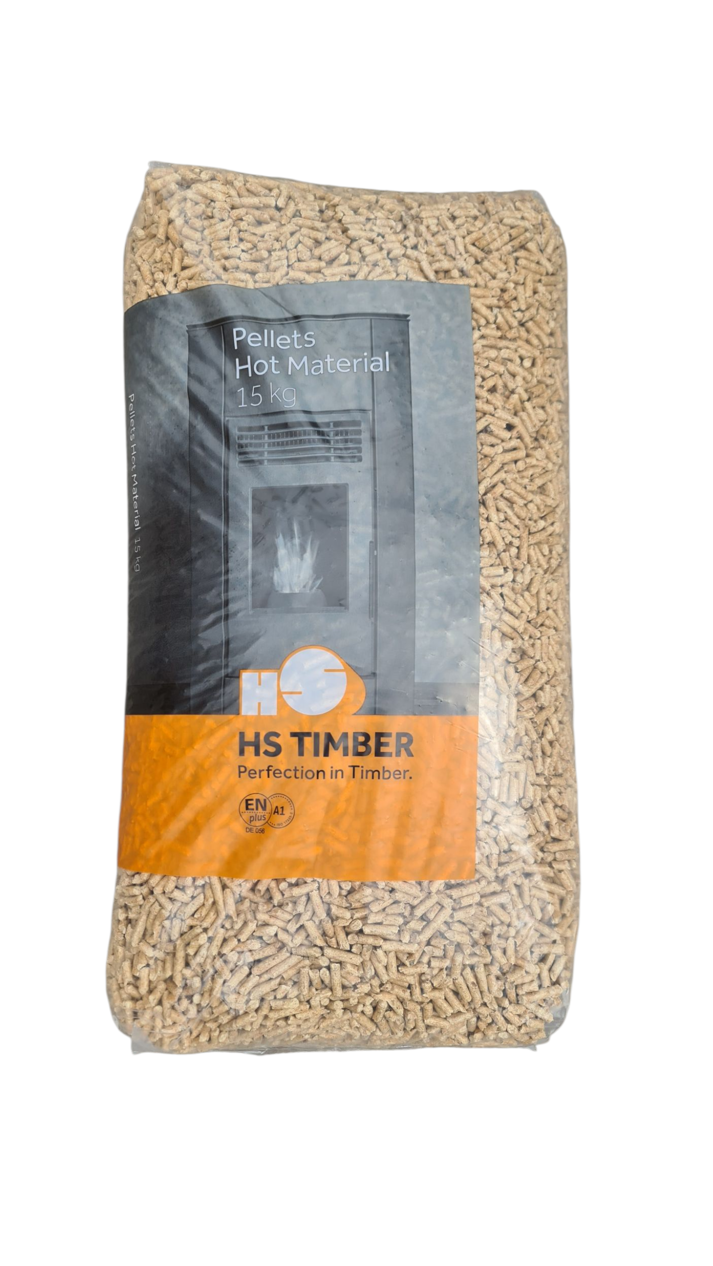 HS Timber Houtpellets 15kg - EN+A1 Naaldhout - Pallet 990kg (66 zakken)