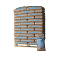 Piniera Witte Houtpellets EN+A1 15kg - Naaldhout - Pallet 990kg (66 zakken)